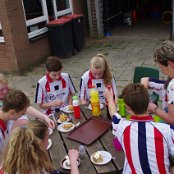Taart voor de kampioenen!